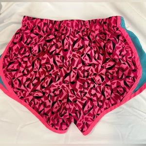Kids Nike Tempo Running Pink Multi Colored Shorts